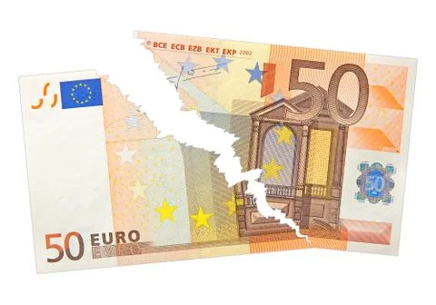 Banknote shredded Stock Photos