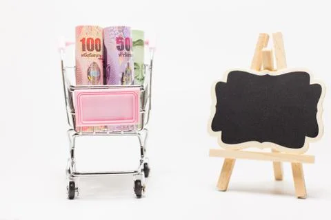 Banknotes of different value Stock-Fotos