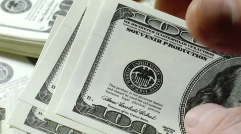 Banknotes dollars Vídeos de archivo 42997590