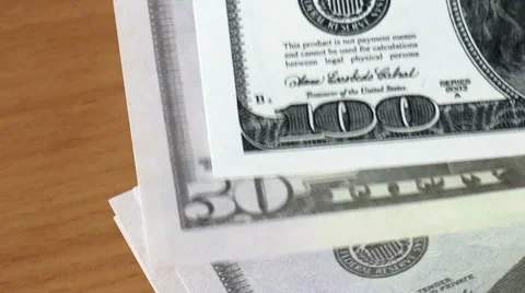 Banknotes dollars Stock Footage 43194831
