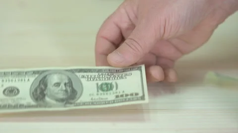 Banknotes Dollars USA Stock Footage 63115490