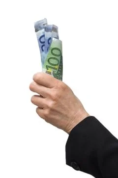 Banknotes in the hand Stock Photos