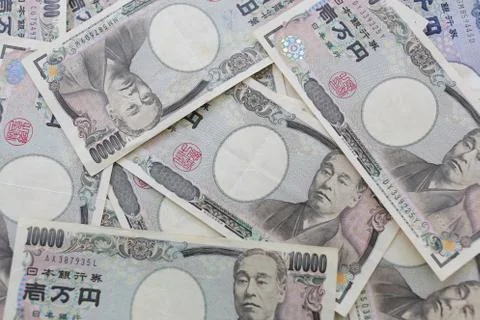 Banknotes of the Japan. Foto stock
