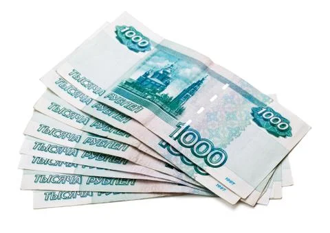 Banknotes of russia Stock Photos
