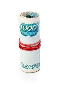 Banknotes of russia Stock Photos