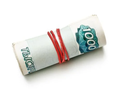 Banknotes of russia Foto stock