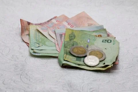 Banknotes Thailand Foto stock