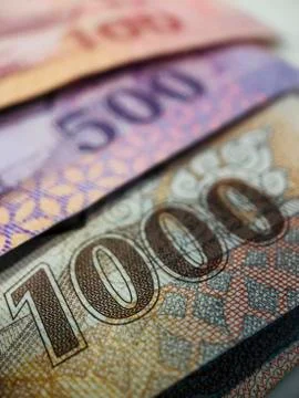 Banknotes Thailand Foto stock