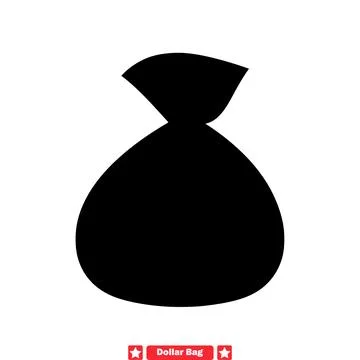 Bankroll Basics  Dollar Bag Vector Set for Financial Illustrations Stock Illustration