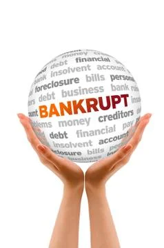 Bankrupt Stock Illustration