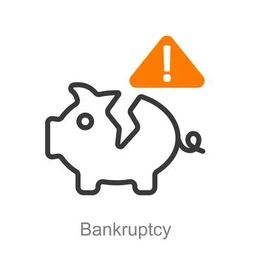 Bankruptcy Stock Illustration