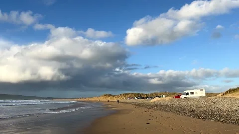 Banna beach, Ireland Stock-Footage 171220528