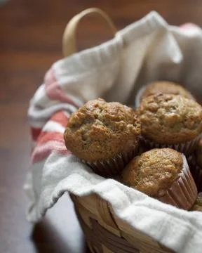 Banna Muffins Foto stock