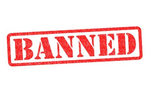 Banned Stock Illustration