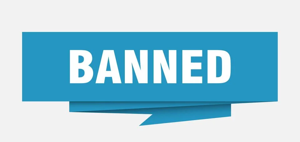Banned Stock Illustration