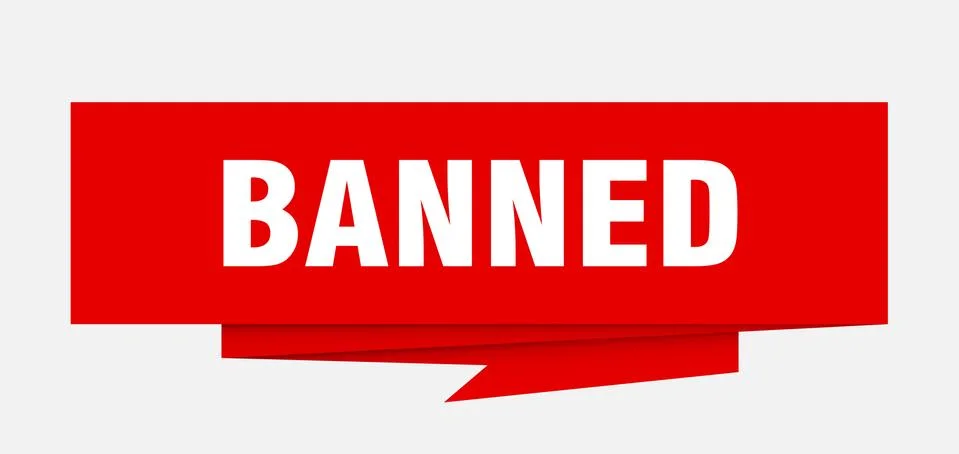 Banned Stock Illustration