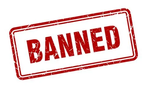 Banned Stock Illustration