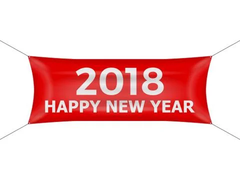 Banner 2018 Stock Illustration