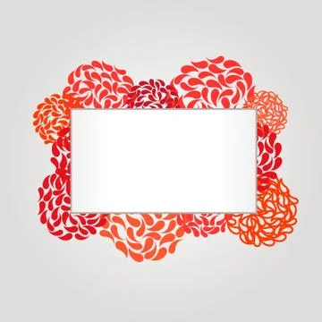 Banner and frame for web design Stock Illustration