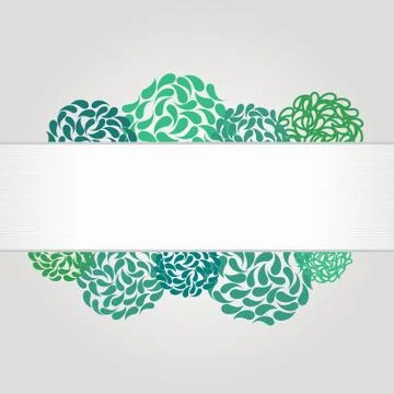 Banner and frame for web design Stock Illustration