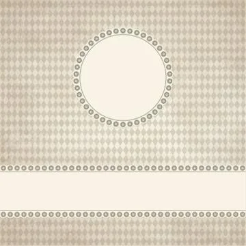 Banner and patch on colored background Stock Illustration