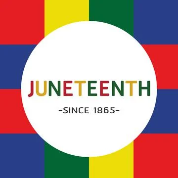 Banner; background in juneteenth month; Stock Illustration