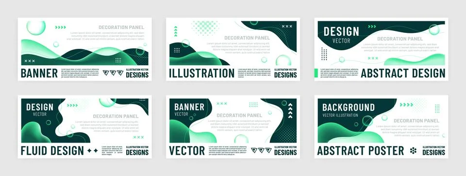 Banner background. Wave header design, social email newsletter or abstract .. Stock Illustration