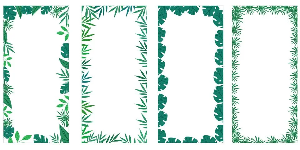 Banner with a border for text isolated on a white background in euro format. Stock Illustration