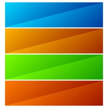 Banner / button background with diagonal gradient effect Stock Illustration