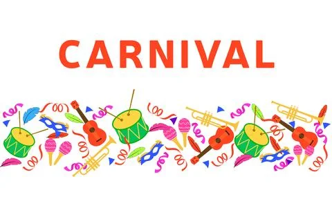 Banner carnival Stock Illustration