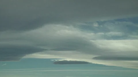 Banner Clouds Lee of Rockies Stock Footage 54745434