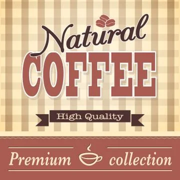 Banner for coffee Stock Illustration