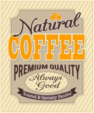 Banner for coffee Stock Illustration