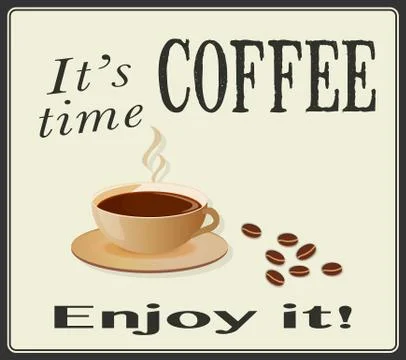 Banner for coffee Stock Illustration