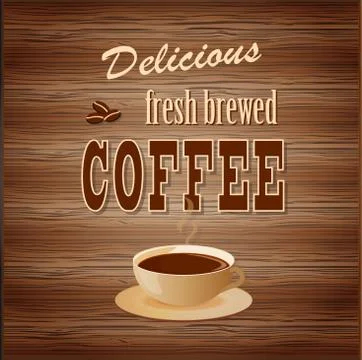 Banner for coffee Stock Illustration