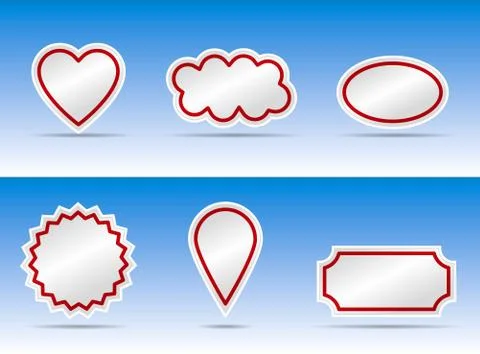 Banner color variation Stock Illustration