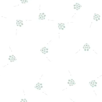 Banner decoration corner glyph vector seamless pattern Stock Illustration