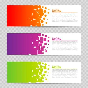 Banner design background Stock Illustration