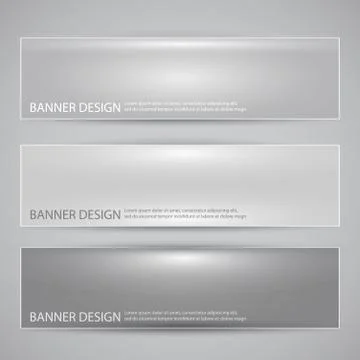 Banner design Stock Illustration