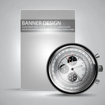 Banner design Illustrazione stock