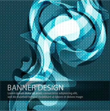 Banner design Stock Illustration