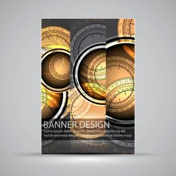 Banner design Stock Illustration