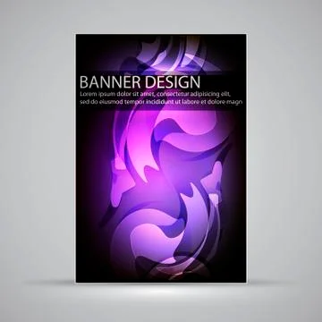 Banner design Stock Illustration