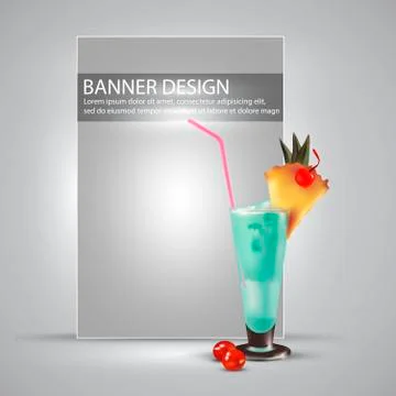 Banner design Stock Illustration