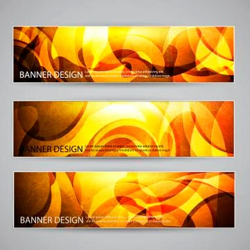 Banner design Stock Illustration