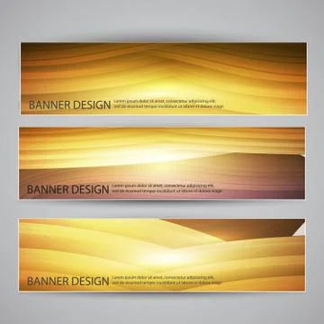 Banner design Stock Illustration