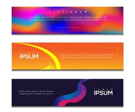 Banner design Stock Illustration