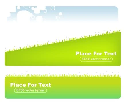 Banner design template Stock Illustration