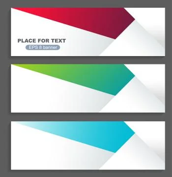 Banner design template material background Stock Illustration