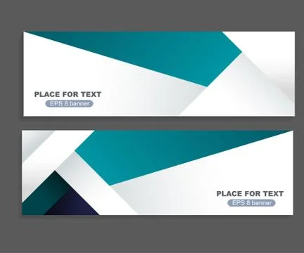 Banner design template material background Stock Illustration